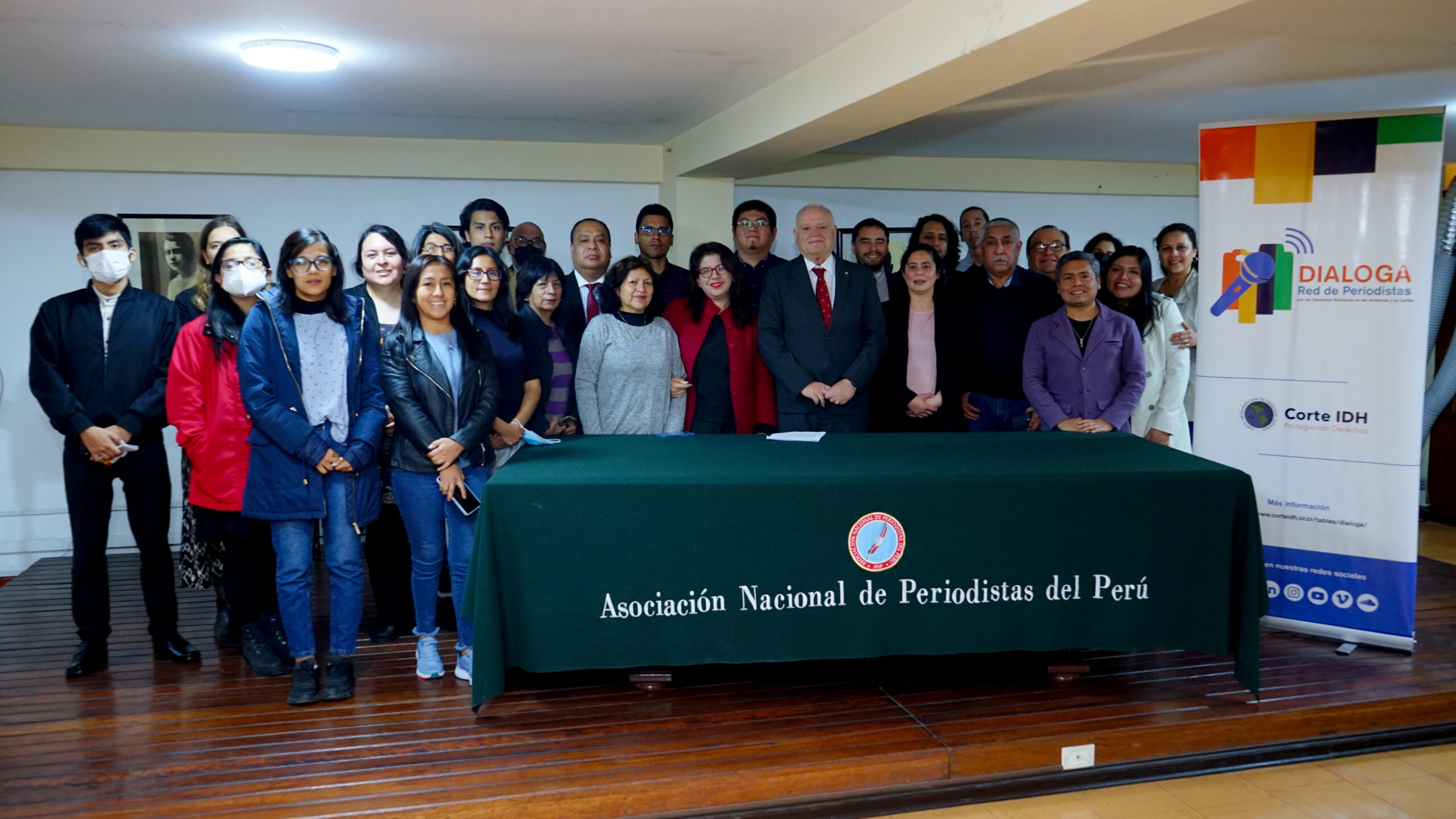 ANP sostiene reunión de diálogo abierto entre periodistas y el presidente de Corte IDH