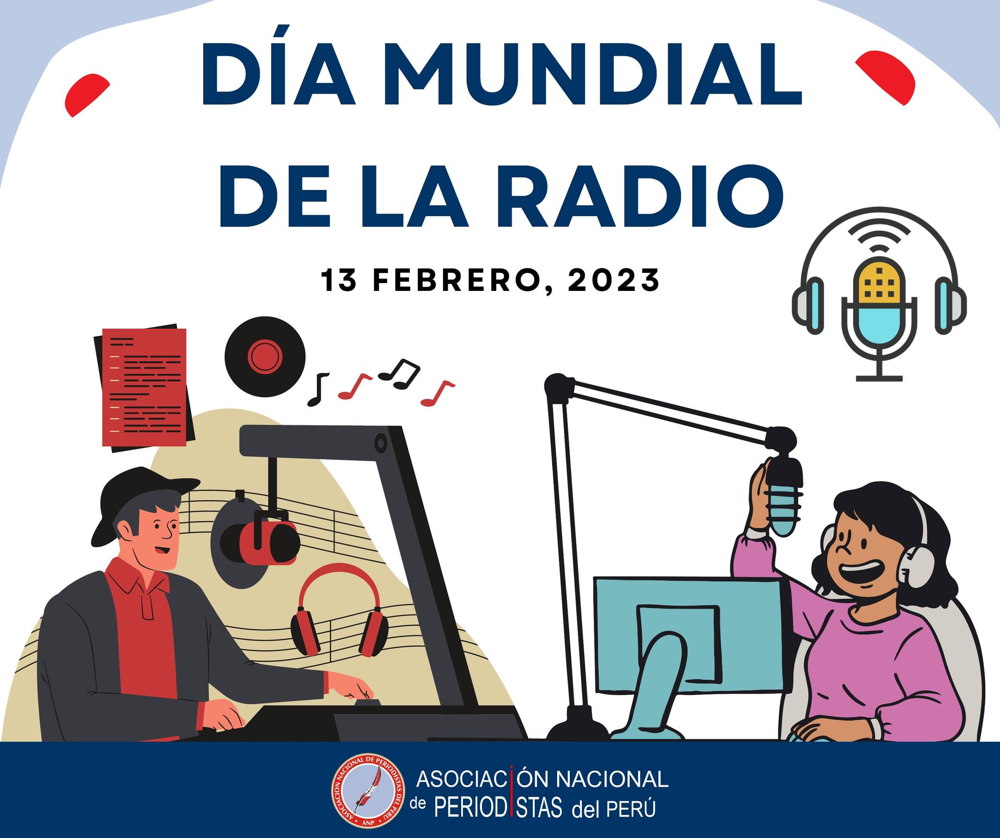 Saludo de la ANP en el 13 de febrero: Día Mundial de la Radio 2023