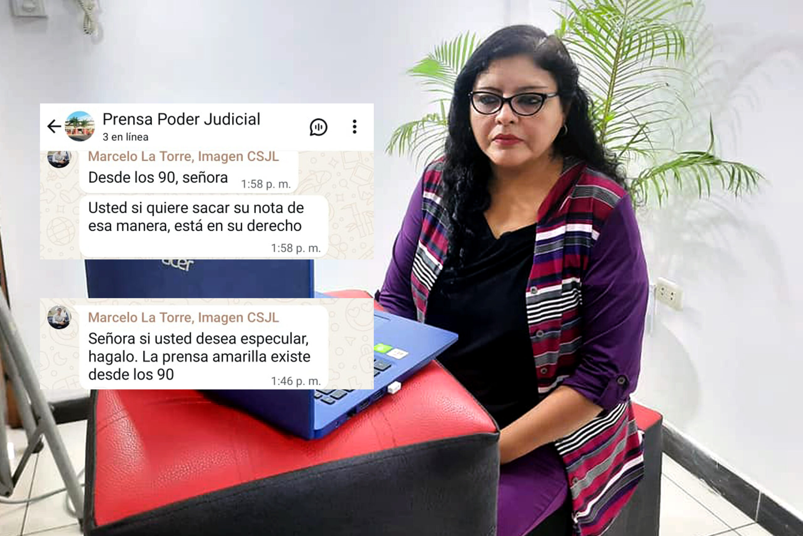 Maynas: Periodista es agredida verbalmente por responsable de Oficina de Imagen