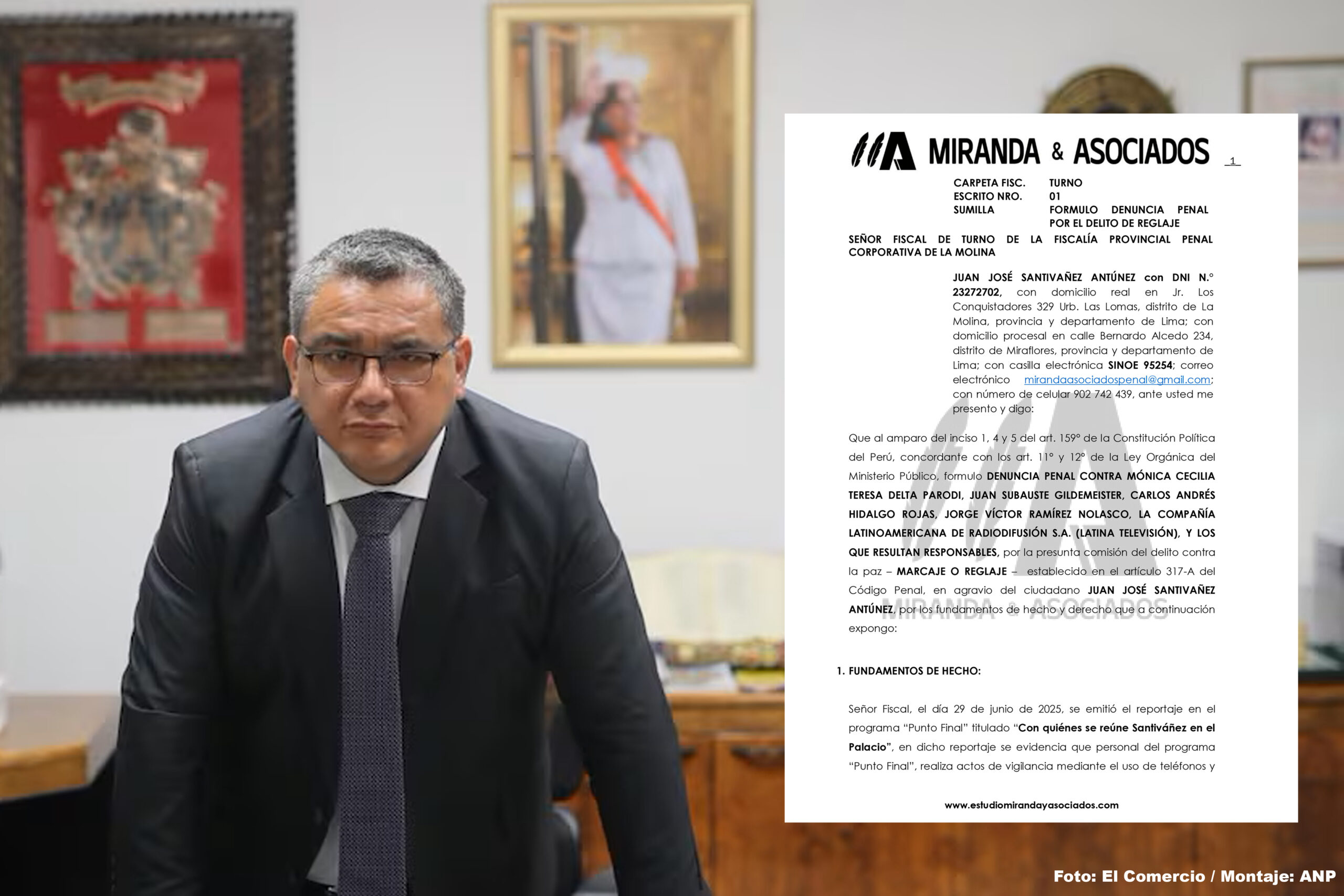 ANP denuncia criminalización del periodismo por parte de Juan José Santiváñez