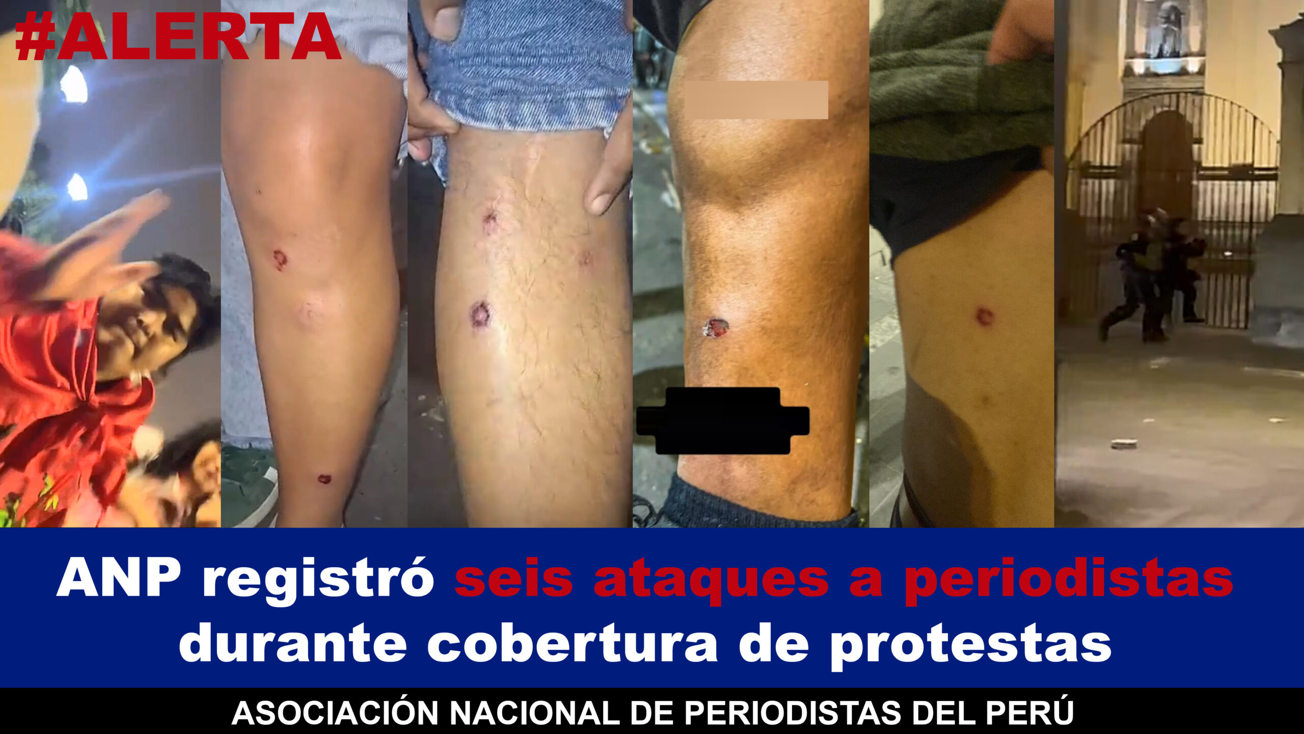 ANP registró seis ataques a periodistas durante cobertura de protestas del 20 de setiembre
