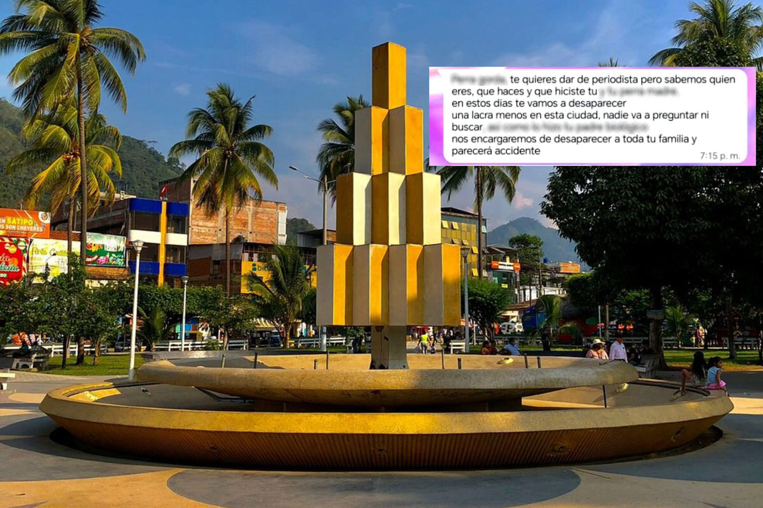 Satipo: periodista denuncia amenazas de muerte mediante mensajes de WhatsApp