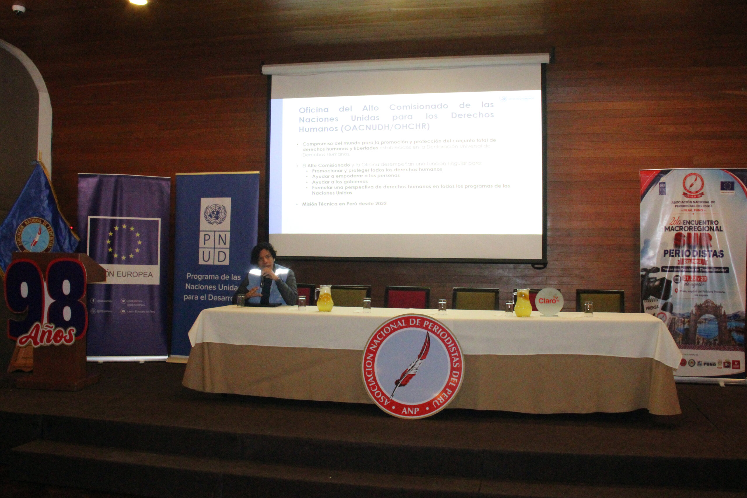 2do Encuentro Macroregional Sur de Periodistas del Perú: Seguridad en tiempo electoral